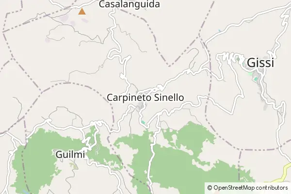 Mapa Carpineto Sinello