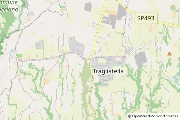 Mapa Tragliatella