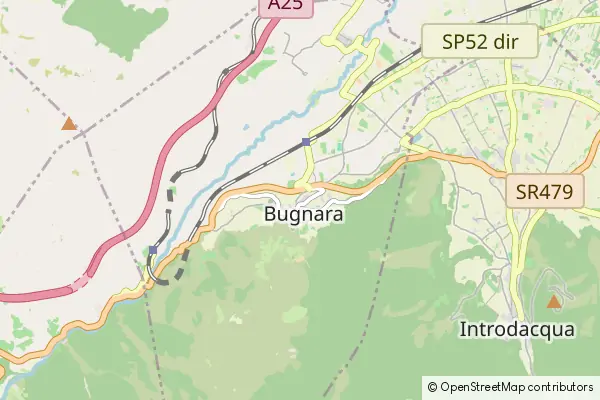 Mapa Bugnara