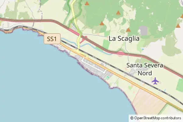 Mapa Santa Severa