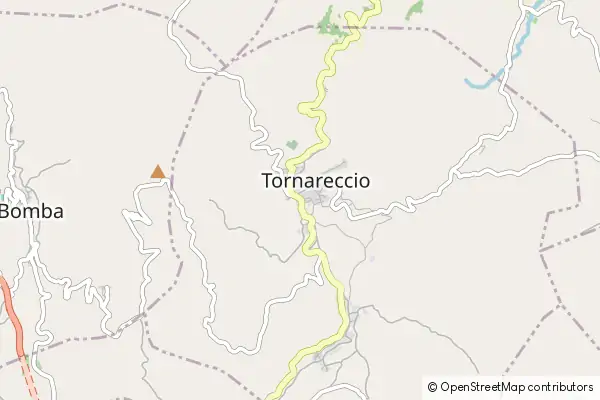 Mapa Tornareccio