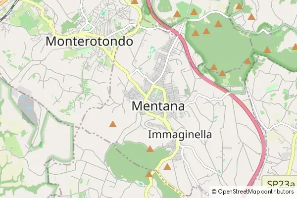 Mapa Mentana