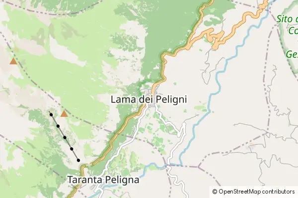 Mapa Lama dei Peligni