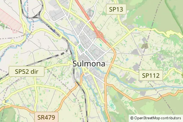 Mapa Sulmona