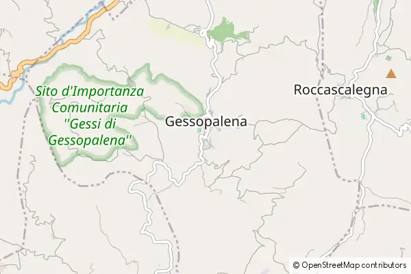 Mapa Gessopalena