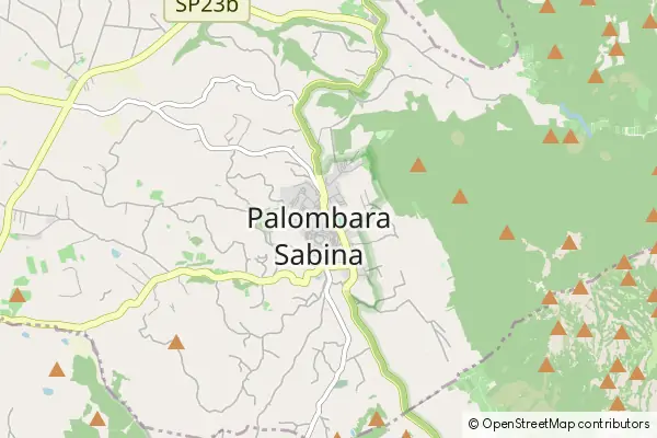 Mapa Palombara Sabina