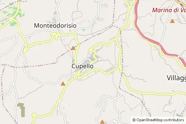 Mapa Cupello