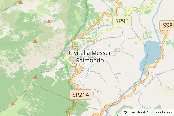 Mapa Civitella Messer Raimondo