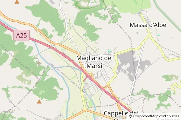 Mapa Magliano de' Marsi