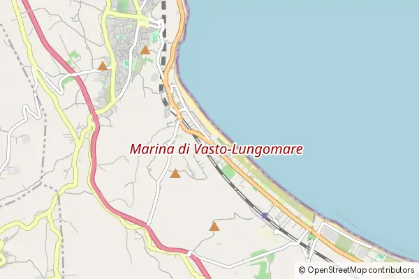 Mapa Marina di Vasto