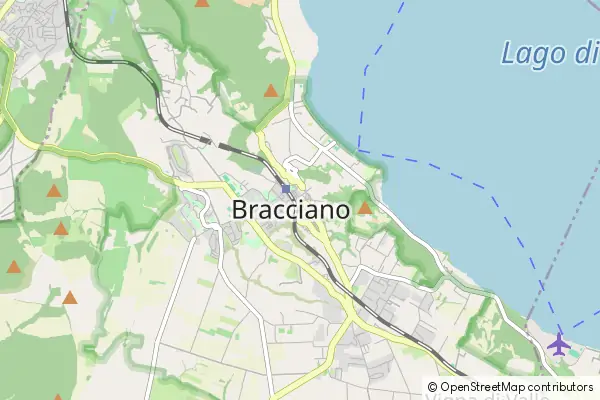 Mapa Bracciano