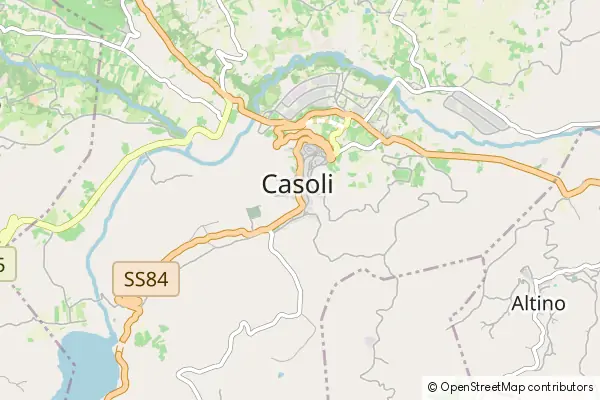 Mapa Casoli