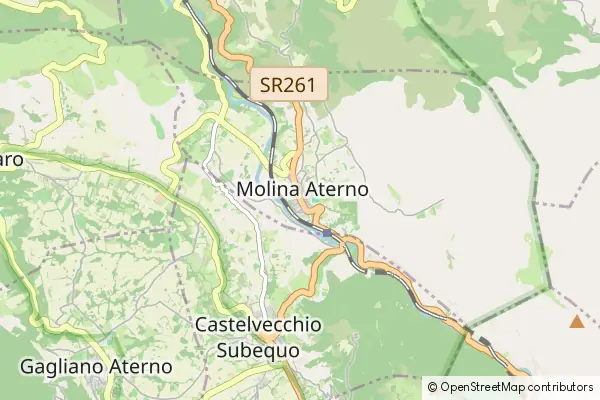 Mapa Molina Aterno