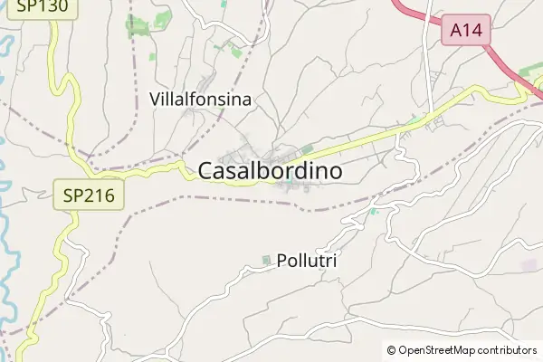 Mapa Casalbordino