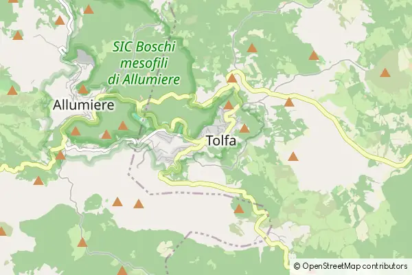 Mapa Tolfa