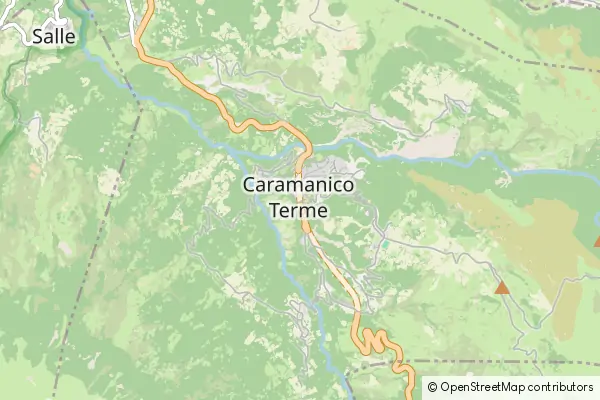 Mapa Caramanico Terme