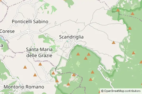 Mapa Scandriglia