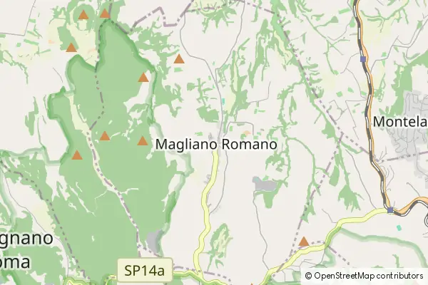 Mapa Magliano Romano