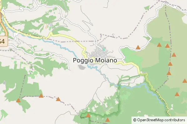 Mapa Poggio Moiano