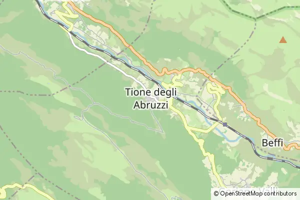 Mapa Tione degli Abruzzi