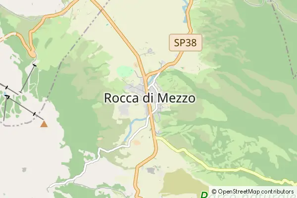 Mapa Rocca di Mezzo