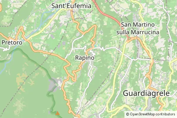 Mapa Rapino