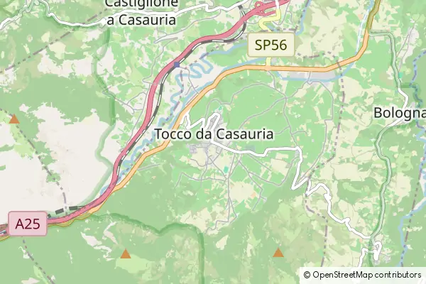 Mapa Tocco da Casauria