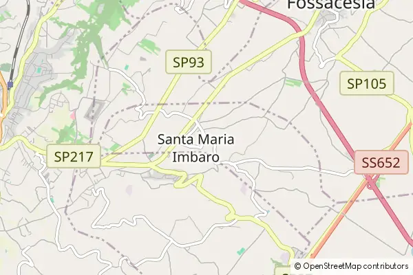 Mapa Santa Maria Imbaro