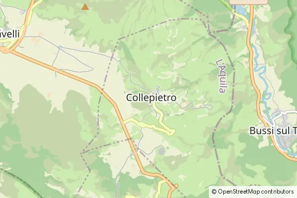 Mapa Collepietro