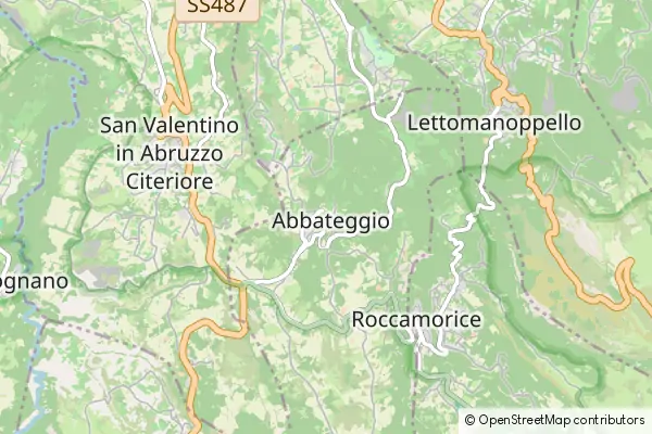 Mapa Abbateggio