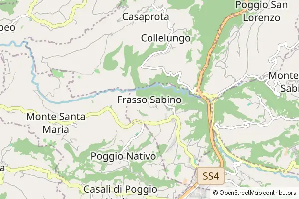 Mapa Frasso Sabino