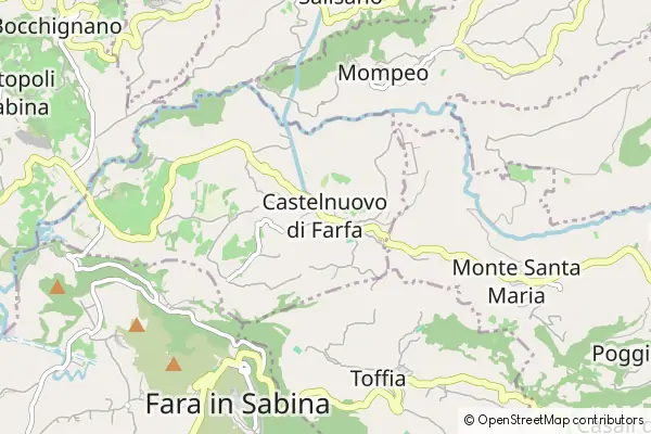 Mapa Castelnuovo di Farfa