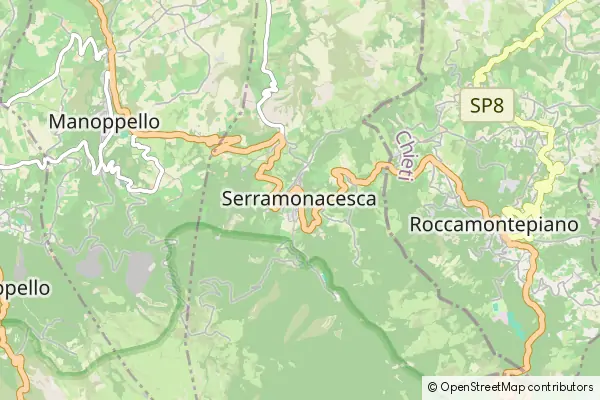 Mapa Serramonacesca