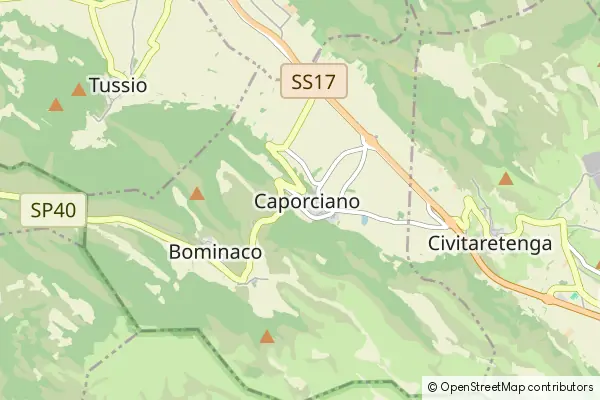 Mapa Caporciano