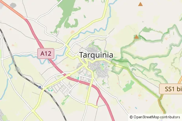 Mapa Tarquinia