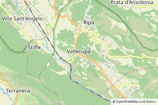 Mapa Fagnano Alto