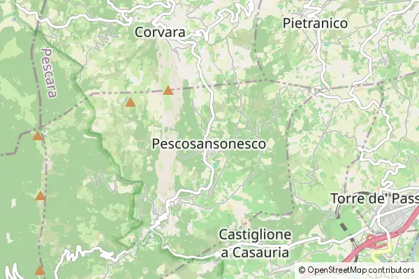 Mapa Pescosansonesco