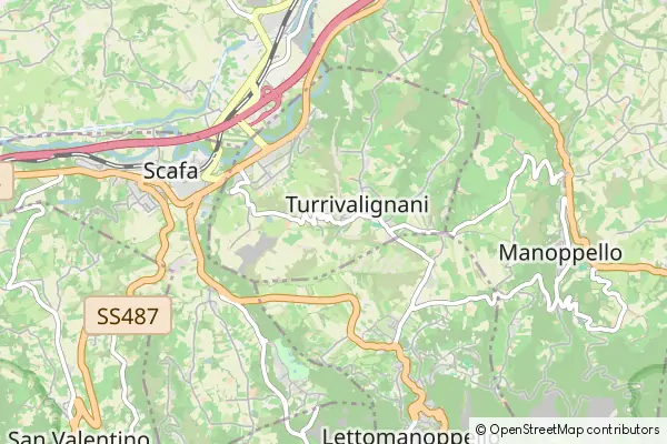 Mapa Turrivalignani