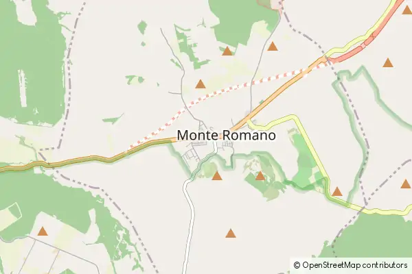 Mapa Monte Romano