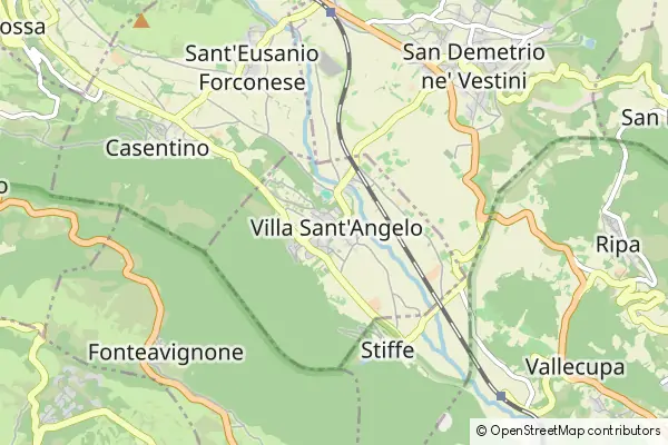 Mapa Villa Sant'Angelo