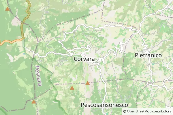 Mapa Corvara