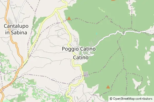 Mapa Poggio Catino