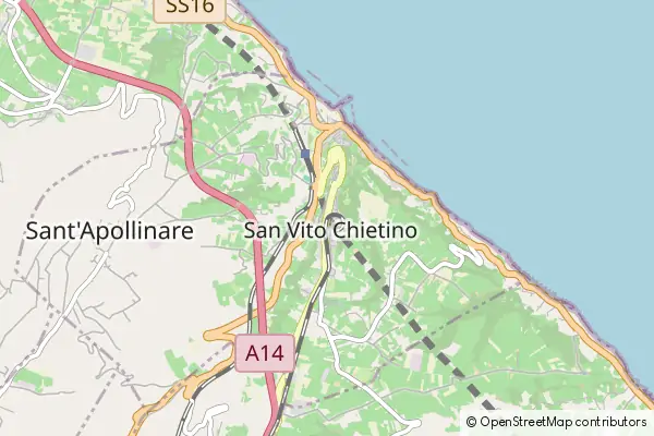 Mapa San Vito Chietino