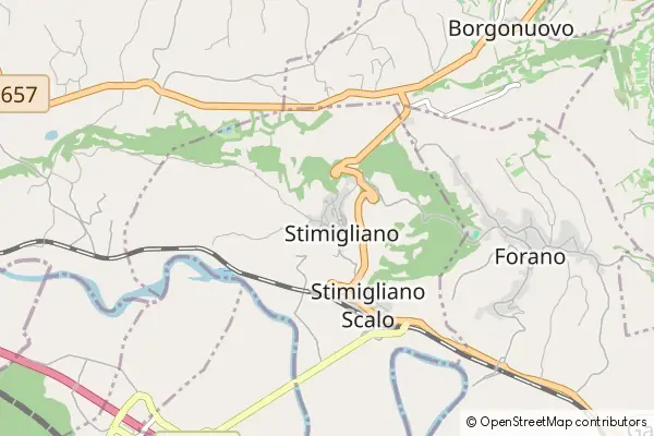 Mapa Stimigliano