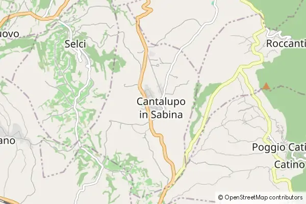 Mapa Cantalupo in Sabina