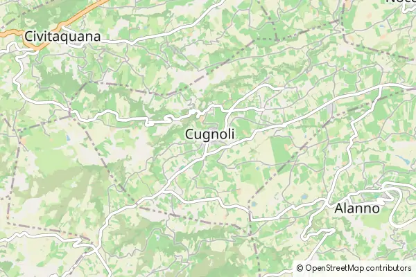 Mapa Cugnoli