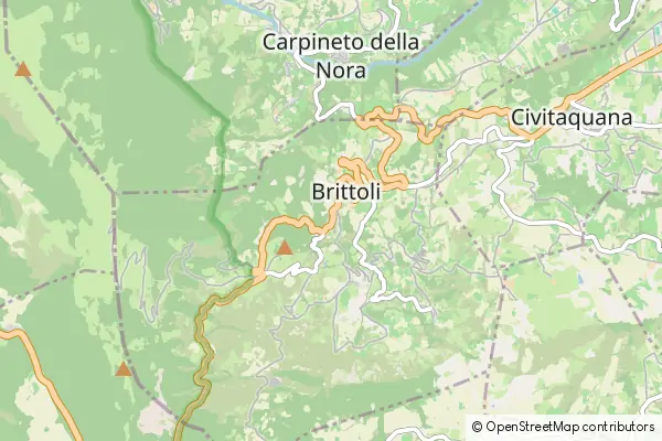 Mapa Brittoli