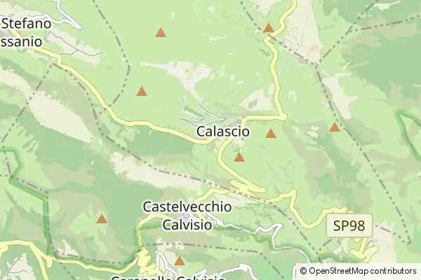 Mapa Calascio