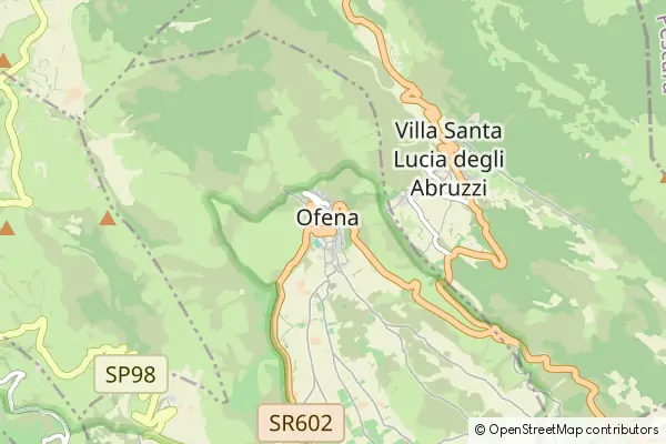 Mapa Ofena