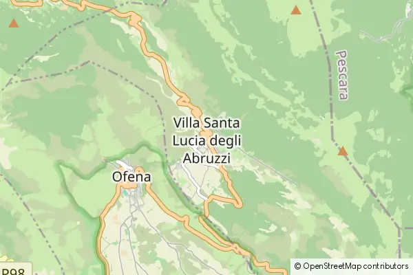 Mapa Villa Santa Lucia degli Abruzzi